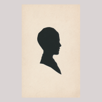 Front of silhouette, Boy looking to the right