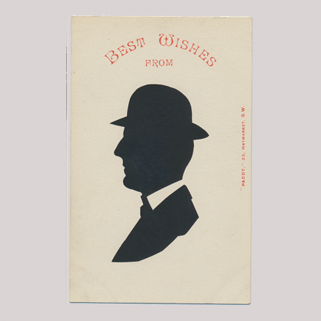 
        Front of silhouette, Man wearing a hat and looking to the left