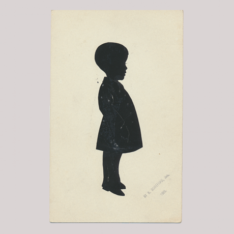 
        Front of silhouette, Boy looking to the right