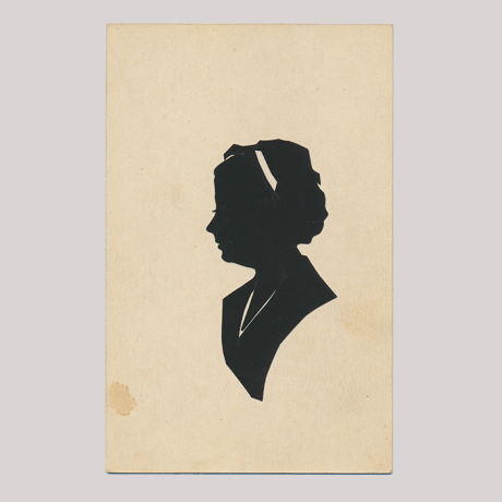 
        Front of silhouette, Woman looking to the left